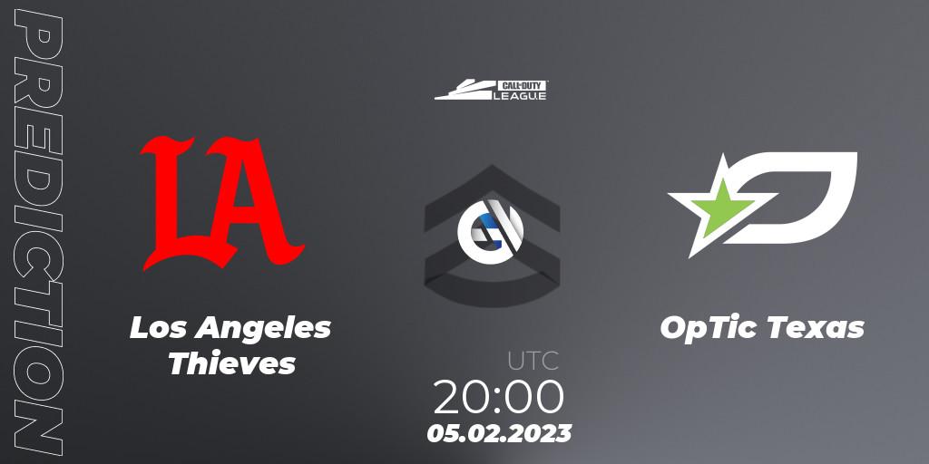 Los Angeles Thieves - OpTic Texas: ennuste. 05.02.2023 at 20:00, Call of Duty, Call of Duty League 2023: Stage 2 Major