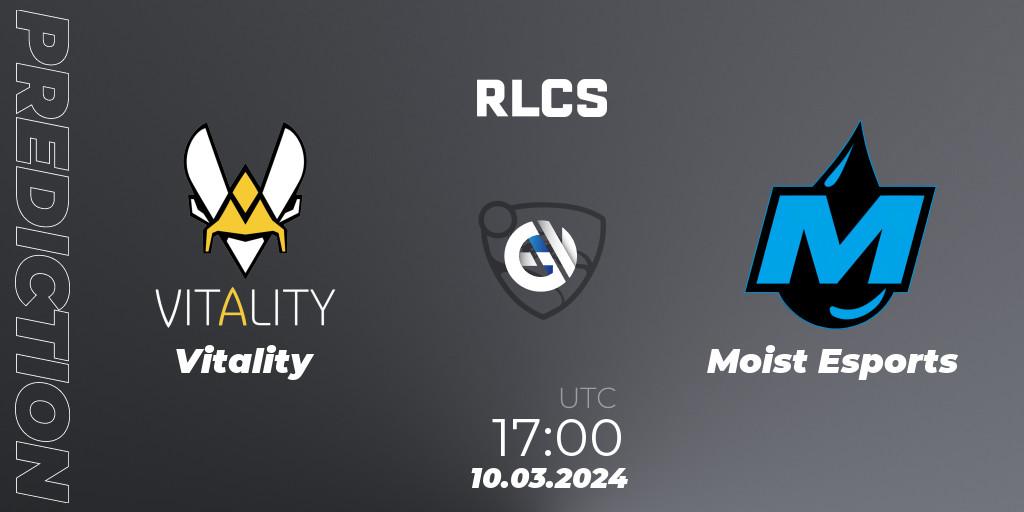 Vitality - Moist Esports: ennuste. 10.03.24, Rocket League, RLCS 2024 - Major 1: Europe Open Qualifier 3