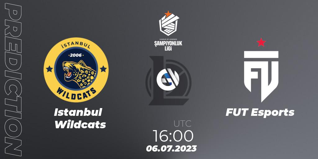 Istanbul Wildcats - FUT Esports: ennuste. 06.07.2023 at 16:00, LoL, TCL Summer 2023 - Group Stage