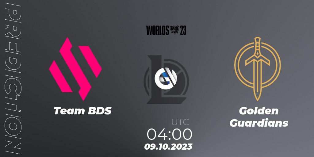 Team BDS - Golden Guardians: ennuste. 09.10.23, LoL, 2023 World Championship: Worlds Qualifying Series