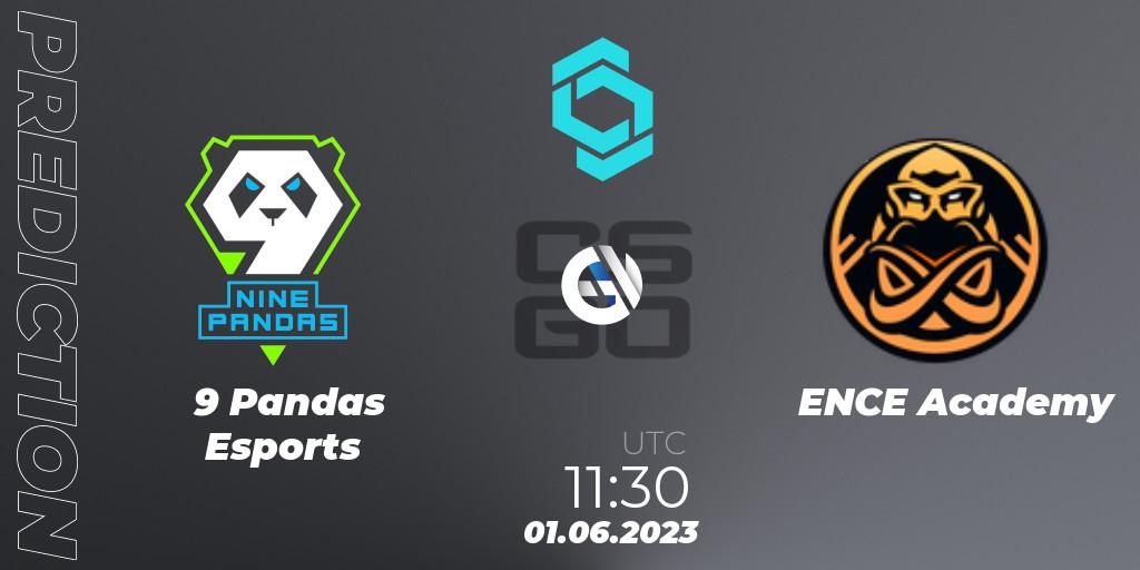 9 Pandas Esports - ENCE Academy: ennuste. 01.06.23, CS2 (CS:GO), CCT North Europe Series 5