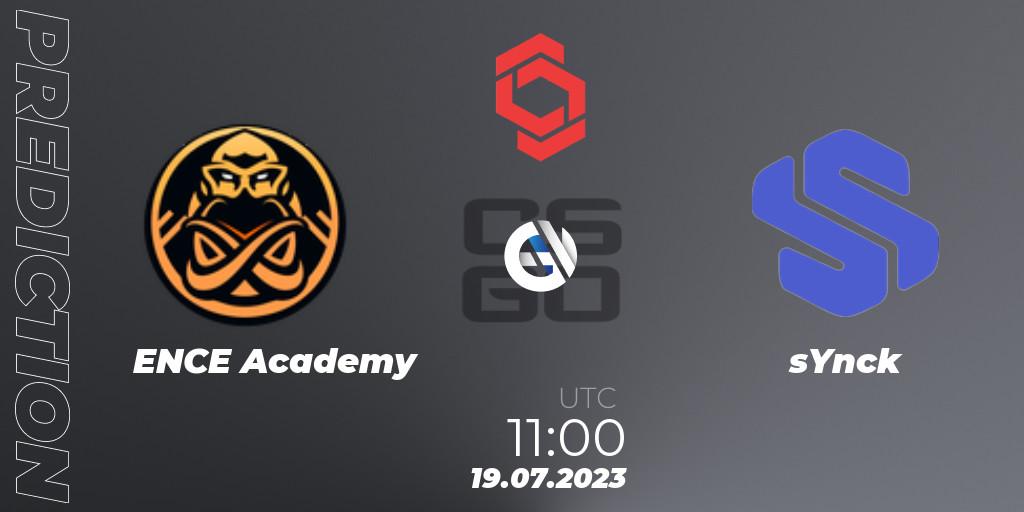 ENCE Academy - sYnck: ennuste. 19.07.2023 at 11:00, Counter-Strike (CS2), CCT Central Europe Series #7