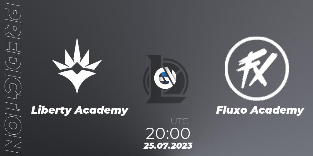 Liberty Academy - Fluxo Academy: ennuste. 25.07.2023 at 20:00, LoL, CBLOL Academy Split 2 2023 - Group Stage