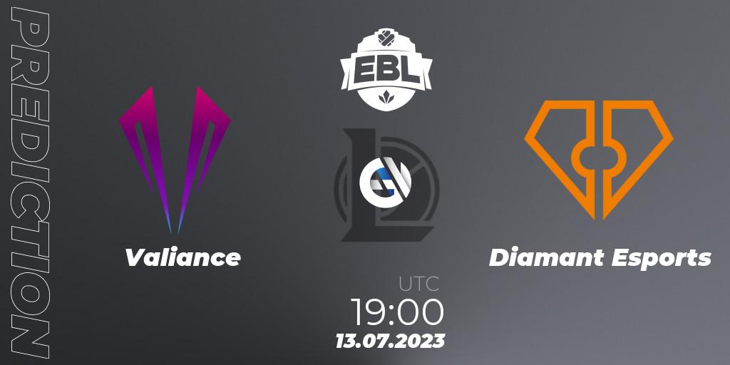 Valiance - Diamant Esports: ennuste. 08.06.23, LoL, Esports Balkan League Season 13