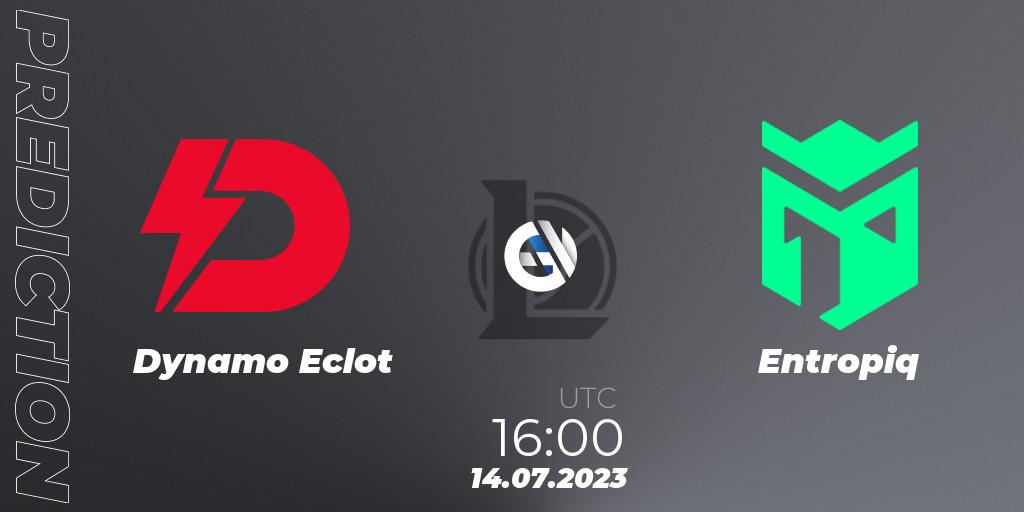 Dynamo Eclot - Entropiq: ennuste. 20.06.2023 at 16:00, LoL, Hitpoint Masters Summer 2023 - Group Stage