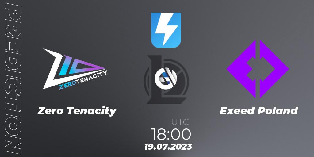 Zero Tenacity - Exeed Poland: ennuste. 05.07.2023 at 16:00, LoL, Ultraliga Season 10 2023 Regular Season