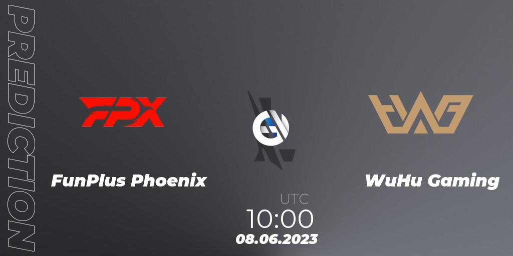 FunPlus Phoenix - WuHu Gaming: ennuste. 08.06.23, Wild Rift, WRL Asia 2023 - Season 1 - Regular Season