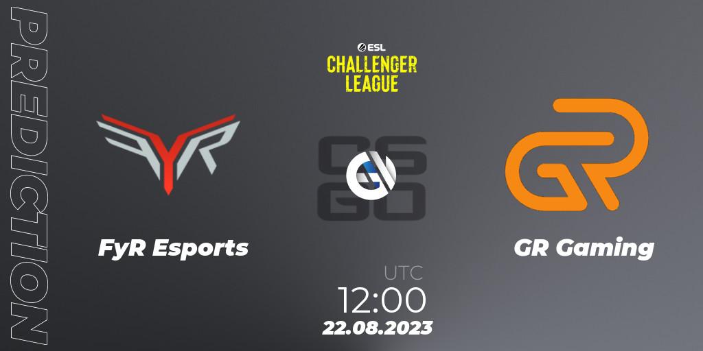 FyR Esports - GR Gaming: ennuste. 22.08.23, CS2 (CS:GO), ESL Challenger League Season 46: Asia-Pacific