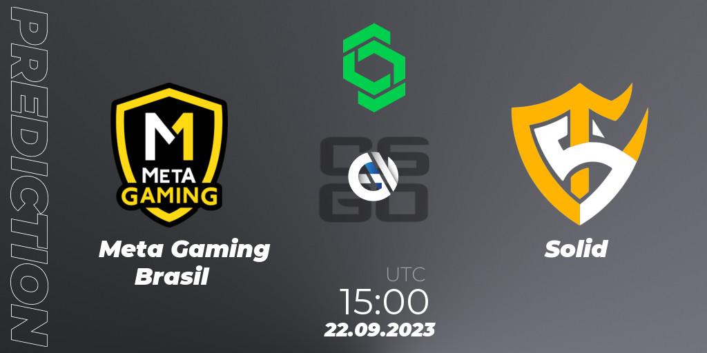 Meta Gaming Brasil - Solid: ennuste. 22.09.2023 at 15:50, Counter-Strike (CS2), CCT South America Series #11