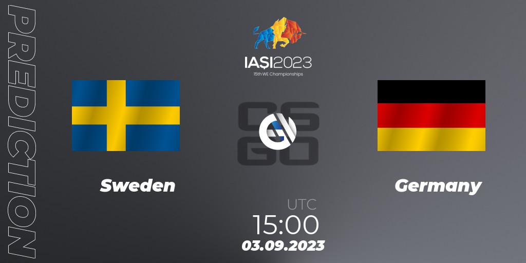 Sweden - Germany: ennuste. 03.09.2023 at 15:00, Counter-Strike (CS2), IESF World Esports Championship 2023