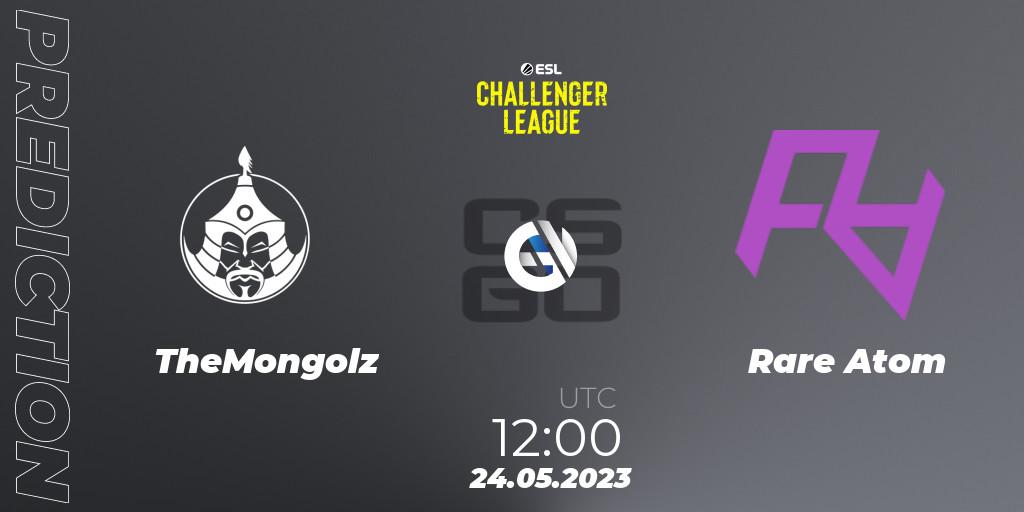 TheMongolz - Rare Atom: ennuste. 24.05.2023 at 12:00, Counter-Strike (CS2), ESL Challenger League Season 45: Asia-Pacific