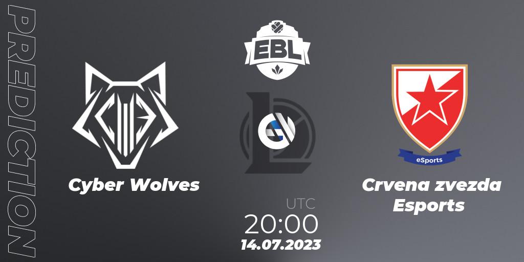 Cyber Wolves - Crvena zvezda Esports: ennuste. 23.06.2023 at 19:00, LoL, Esports Balkan League Season 13