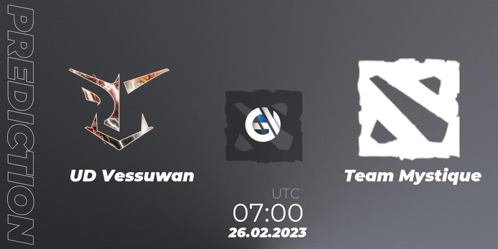 UD Vessuwan - Team Mystique: ennuste. 26.02.23, Dota 2, GGWP Dragon Series 1