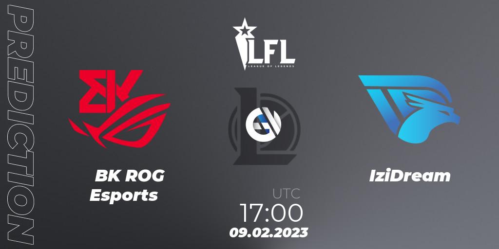 BK ROG Esports - IziDream: ennuste. 09.02.23, LoL, LFL Spring 2023 - Group Stage