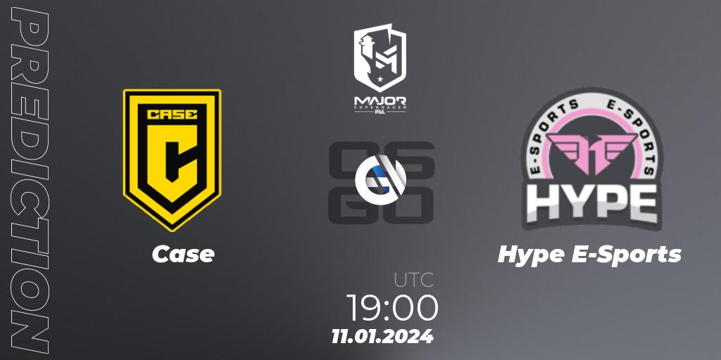 Case - Hype E-Sports: ennuste. 11.01.24, CS2 (CS:GO), PGL CS2 Major Copenhagen 2024 South America RMR Open Qualifier 2