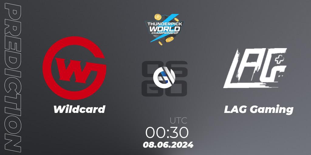 Wildcard - LAG Gaming: ennuste. 08.06.2024 at 00:30, Counter-Strike (CS2), Thunderpick World Championship 2024: North American Series #2