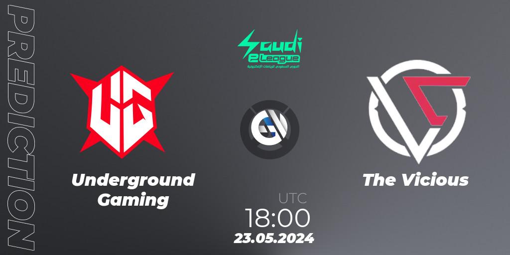 Underground Gaming - The Vicious: ennuste. 23.05.2024 at 18:00, Overwatch, Saudi eLeague 2024 - Major 2 Phase 2