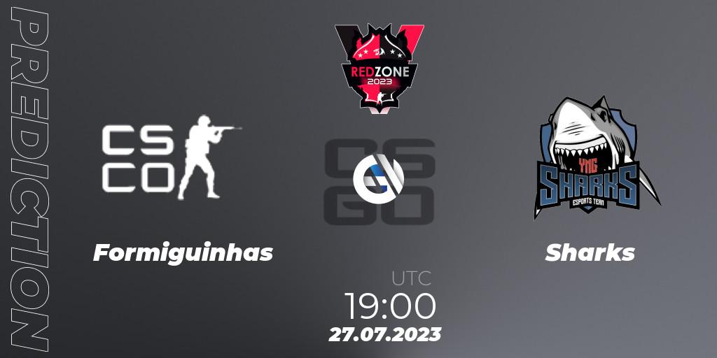 Formiguinhas - Sharks: ennuste. 27.07.2023 at 19:00, Counter-Strike (CS2), RedZone PRO League Season 5