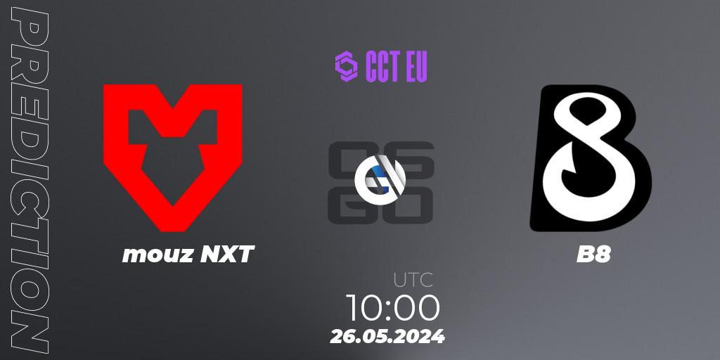 mouz NXT - B8: ennuste. 26.05.2024 at 10:00, Counter-Strike (CS2), CCT Season 2 European Series #3