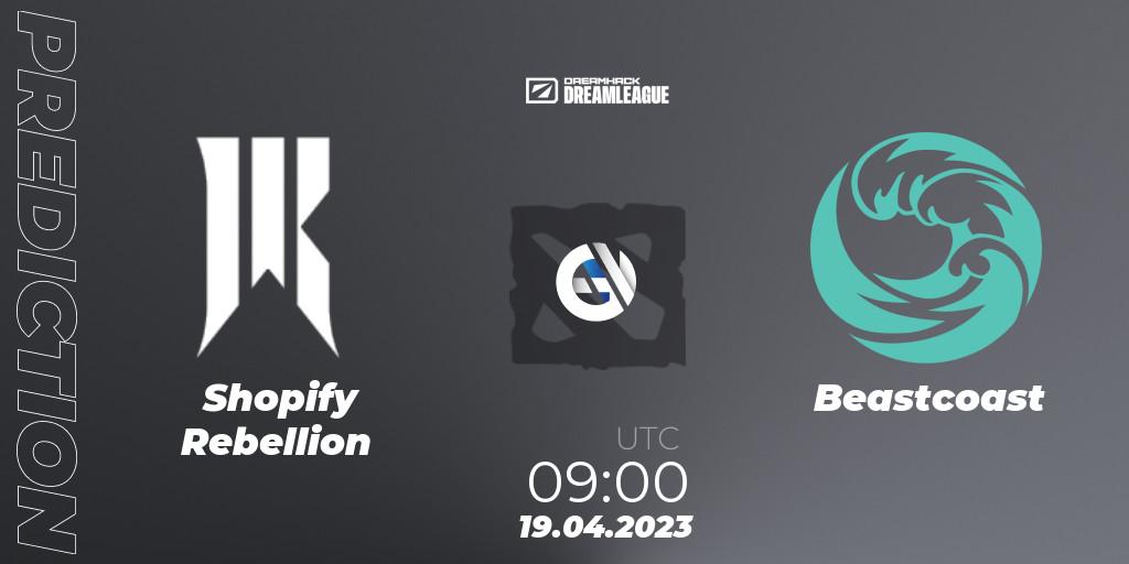 Shopify Rebellion - Beastcoast: ennuste. 19.04.2023 at 08:57, Dota 2, DreamLeague Season 19 - Group Stage 2