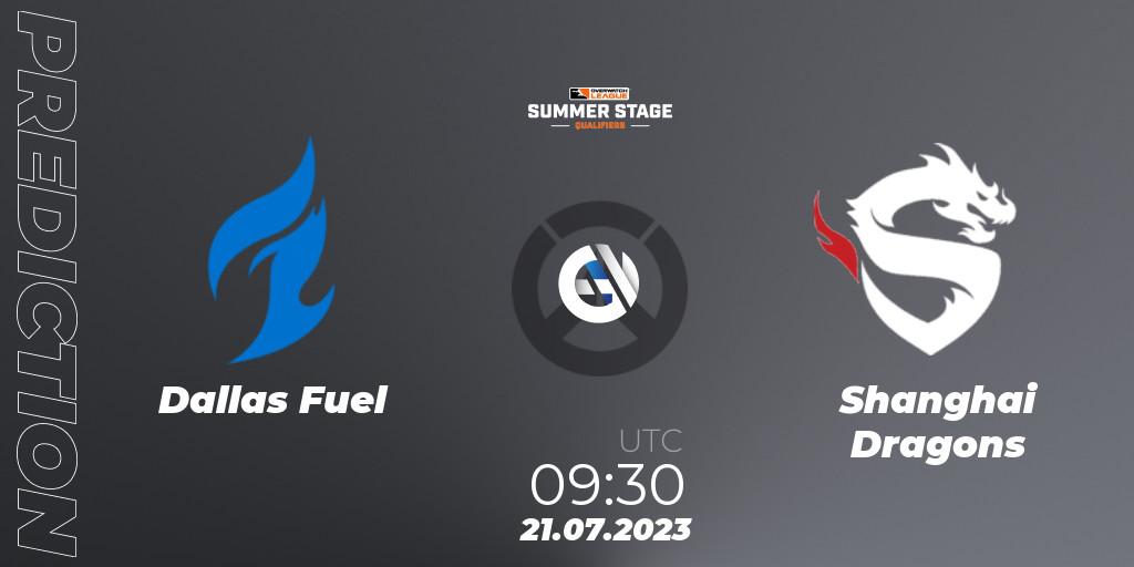 Dallas Fuel - Shanghai Dragons: ennuste. 21.07.23, Overwatch, Overwatch League 2023 - Summer Stage Qualifiers