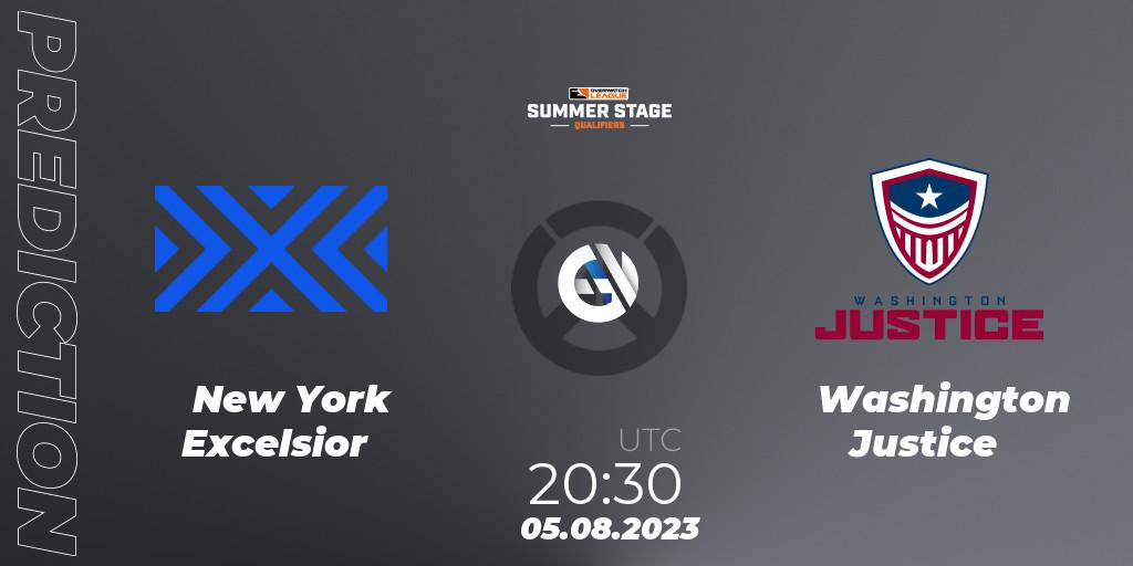 New York Excelsior - Washington Justice: ennuste. 05.08.23, Overwatch, Overwatch League 2023 - Summer Stage Qualifiers