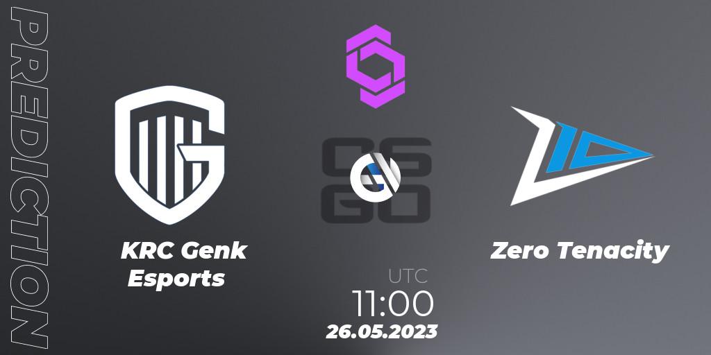 KRC Genk Esports - Zero Tenacity: ennuste. 26.05.2023 at 11:00, Counter-Strike (CS2), CCT West Europe Series 4 Closed Qualifier