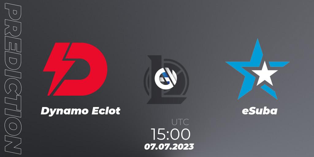 Dynamo Eclot - eSuba: ennuste. 13.06.23, LoL, Hitpoint Masters Summer 2023 - Group Stage