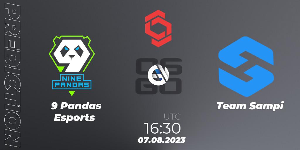 9 Pandas Esports - Team Sampi: ennuste. 07.08.2023 at 17:10, Counter-Strike (CS2), CCT Central Europe Series #7