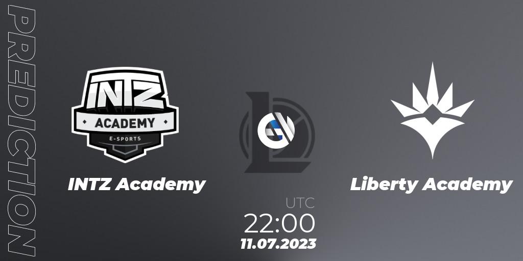 INTZ Academy - Liberty Academy: ennuste. 11.07.2023 at 22:00, LoL, CBLOL Academy Split 2 2023 - Group Stage