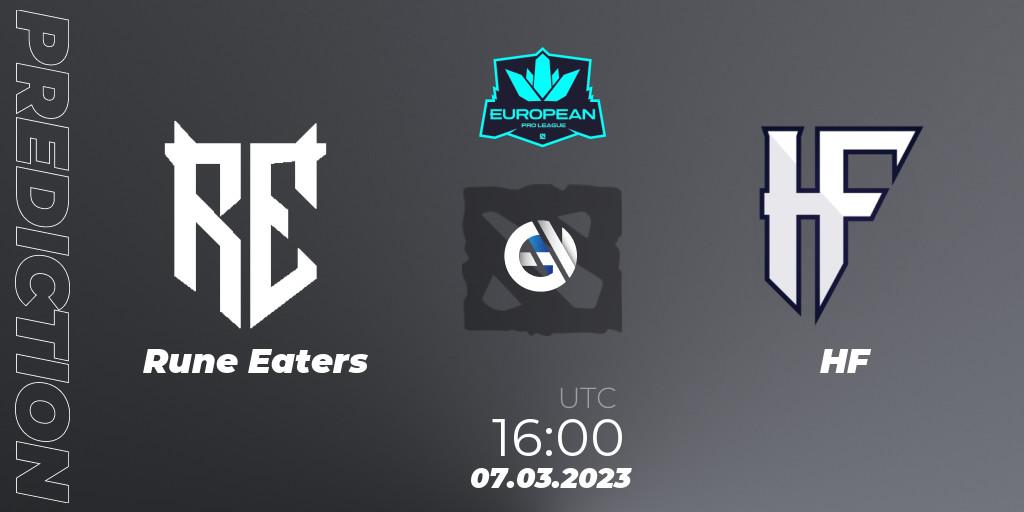 Rune Eaters - HF: ennuste. 07.03.23, Dota 2, European Pro League Season 7