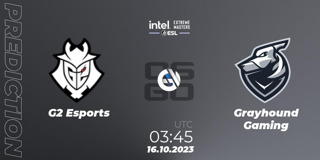G2 Esports - Grayhound Gaming: ennuste. 16.10.23, CS2 (CS:GO), IEM Sydney 2023