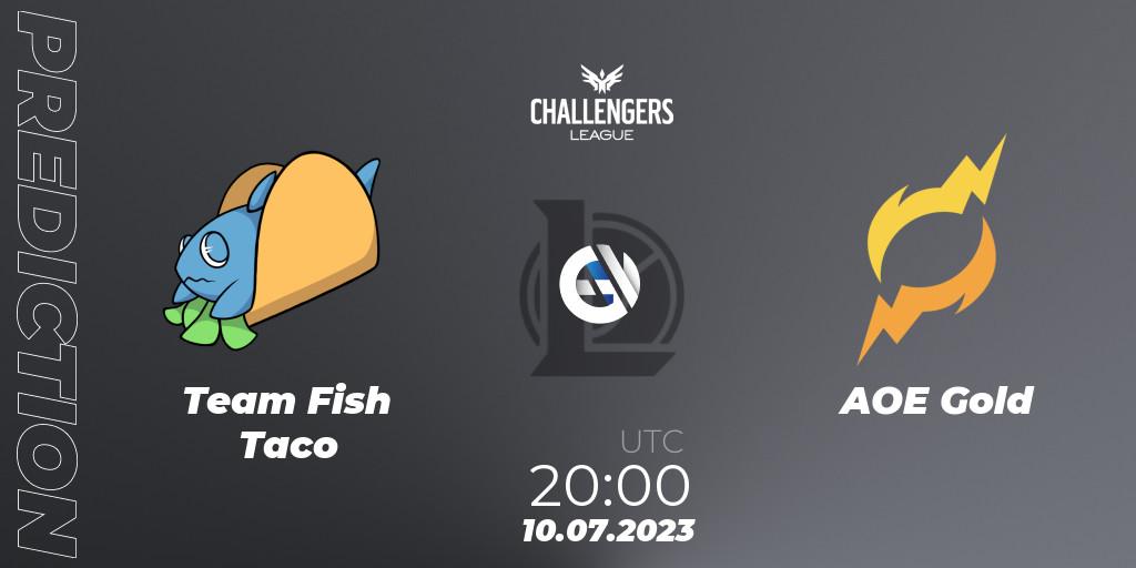 Team Fish Taco - AOE Gold: ennuste. 10.07.2023 at 20:00, LoL, North American Challengers League 2023 Summer - Group Stage