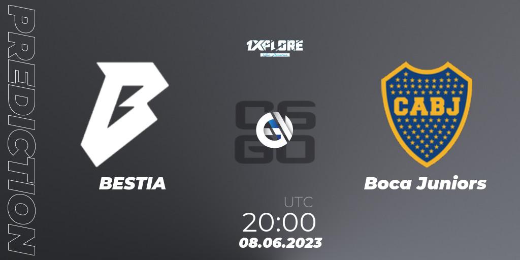 BESTIA - Boca Juniors: ennuste. 08.06.2023 at 20:00, Counter-Strike (CS2), 1XPLORE Latin America Cup 1