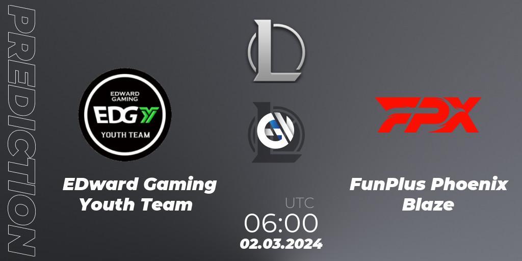 EDward Gaming Youth Team - FunPlus Phoenix Blaze: ennuste. 02.03.24, LoL, LDL 2024 - Stage 1