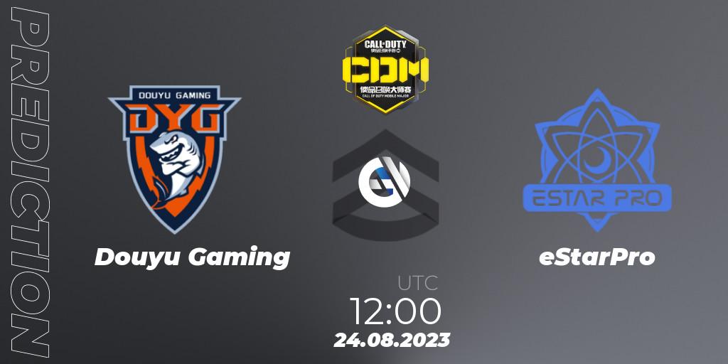 Douyu Gaming - eStarPro: ennuste. 24.08.2023 at 11:30, Call of Duty, China Masters 2023 S6 - Stage 2