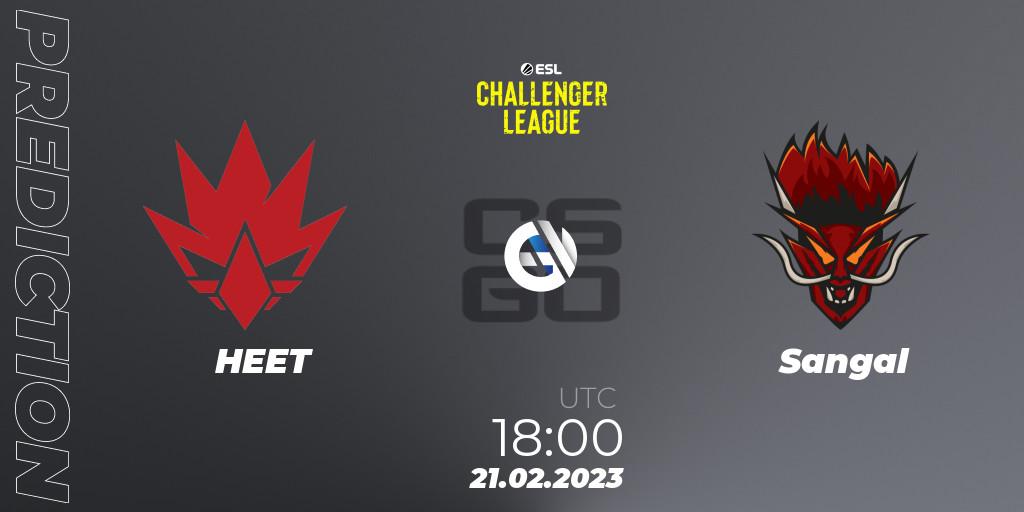 HEET - Sangal: ennuste. 28.02.23, CS2 (CS:GO), ESL Challenger League Season 44: Europe