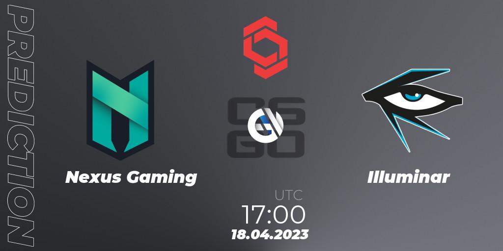 Nexus Gaming - Illuminar: ennuste. 18.04.2023 at 18:30, Counter-Strike (CS2), CCT Central Europe Series #6