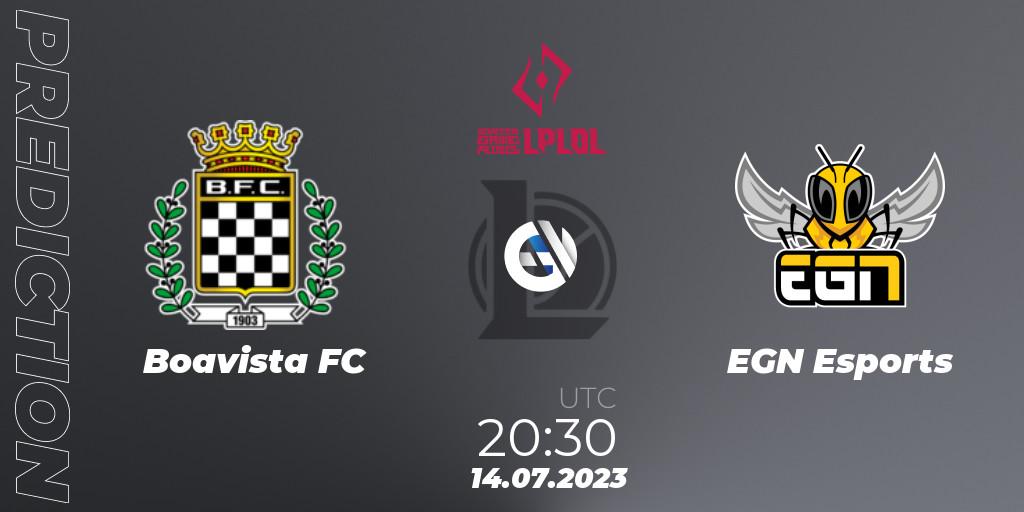 Boavista FC - EGN Esports: ennuste. 23.06.2023 at 20:30, LoL, LPLOL Split 2 2023 - Group Stage