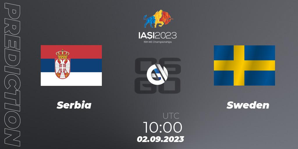 Serbia - Sweden: ennuste. 02.09.2023 at 09:30, Counter-Strike (CS2), IESF World Esports Championship 2023