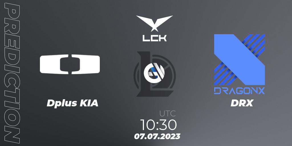 Dplus KIA - DRX: ennuste. 07.07.23, LoL, LCK Summer 2023 Regular Season