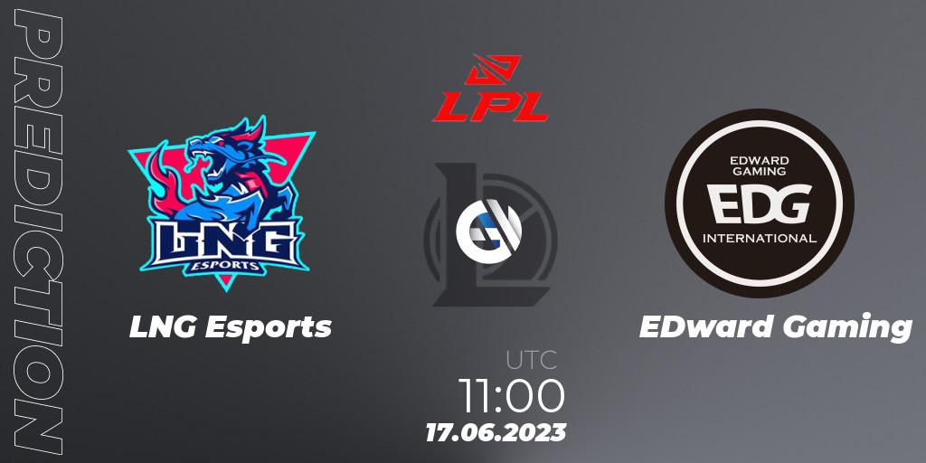 LNG Esports - EDward Gaming: ennuste. 17.06.23, LoL, LPL Summer 2023 Regular Season