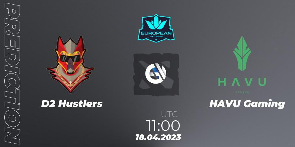 D2 Hustlers - HAVU Gaming: ennuste. 18.04.2023 at 11:01, Dota 2, European Pro League Season 8