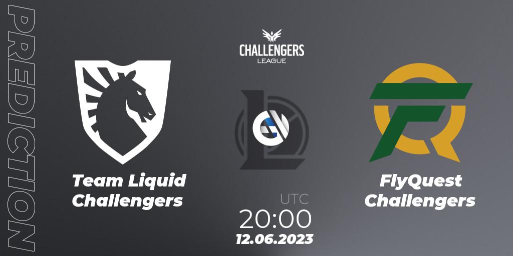 Team Liquid Challengers - FlyQuest Challengers: ennuste. 12.06.23, LoL, North American Challengers League 2023 Summer - Group Stage