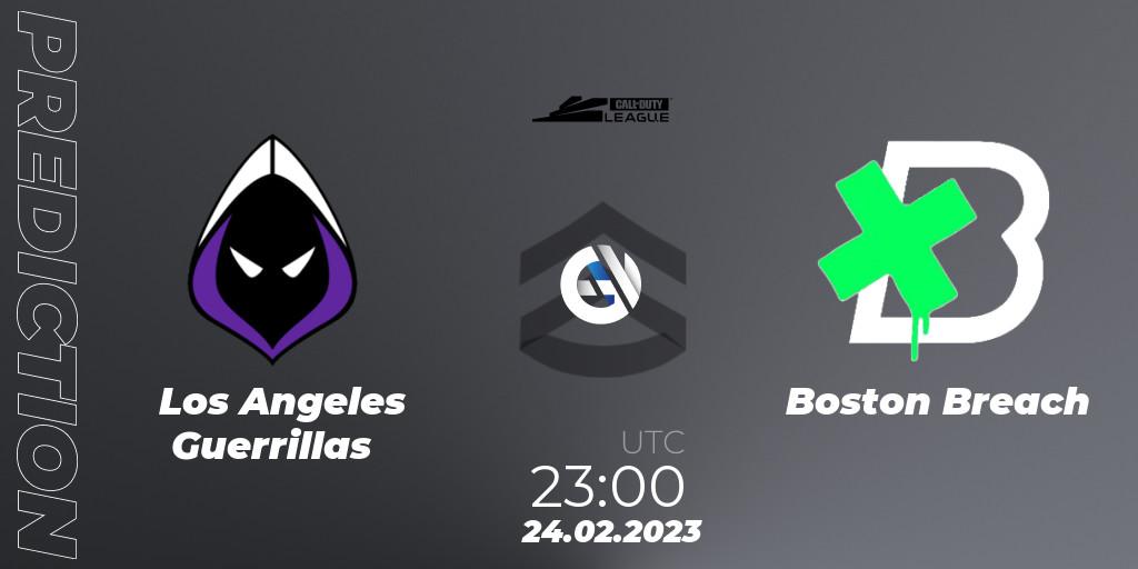 Los Angeles Guerrillas - Boston Breach: ennuste. 24.02.2023 at 23:00, Call of Duty, Call of Duty League 2023: Stage 3 Major Qualifiers