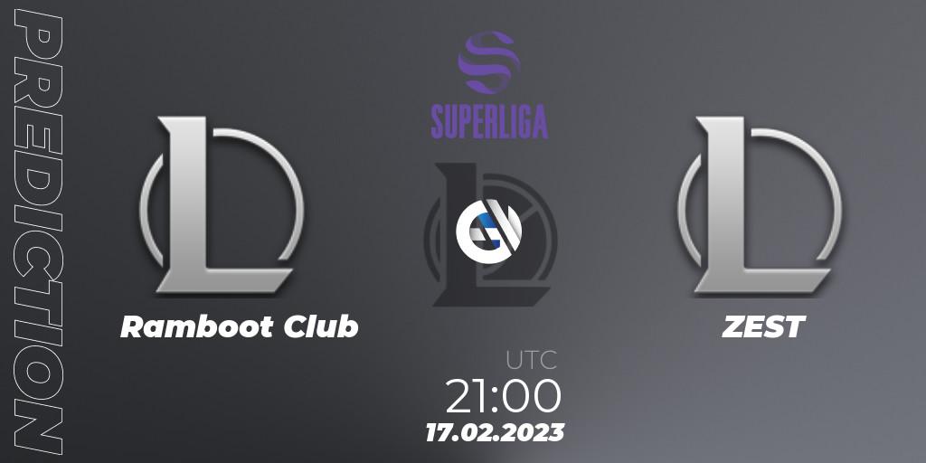 Ramboot Club - ZEST: ennuste. 17.02.23, LoL, LVP Superliga 2nd Division Spring 2023 - Group Stage