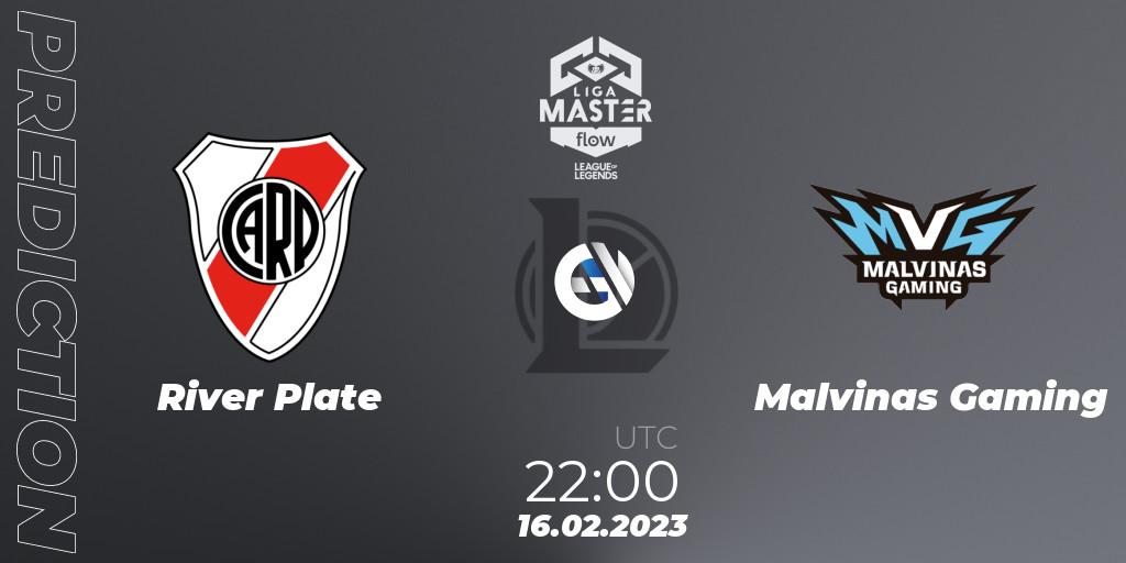 River Plate - Malvinas Gaming: ennuste. 16.02.2023 at 22:00, LoL, Liga Master Opening 2023 - Group Stage