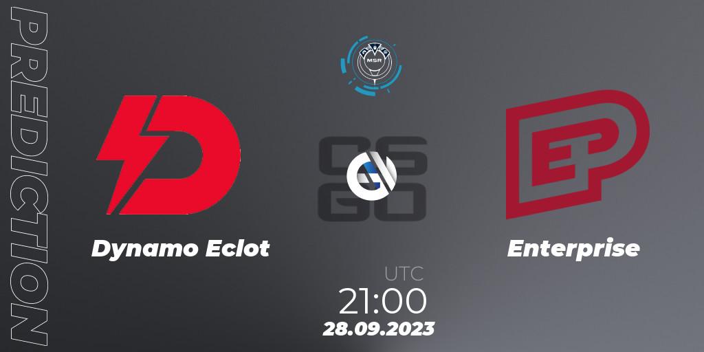 Dynamo Eclot - Enterprise: ennuste. 29.09.2023 at 08:15, Counter-Strike (CS2), Slovak National Championship 2023