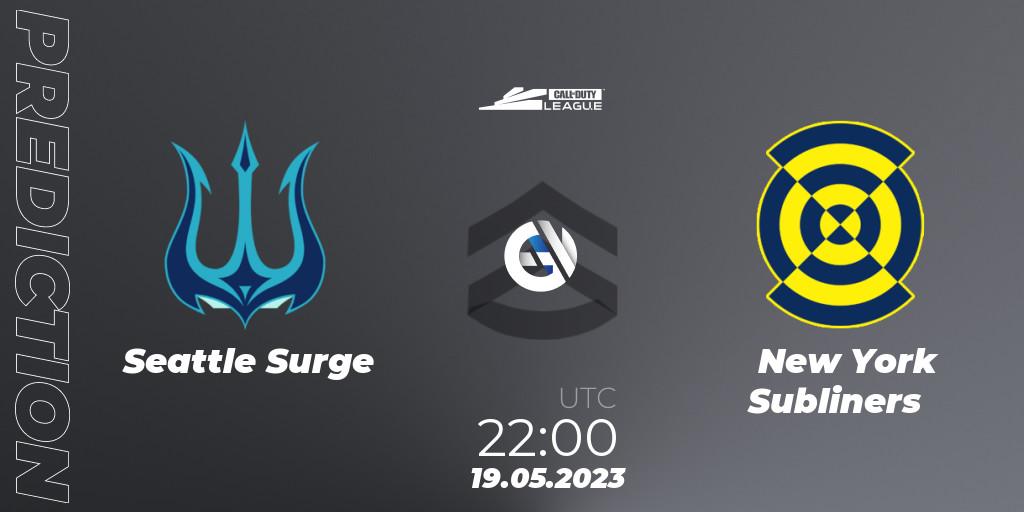 Seattle Surge - New York Subliners: ennuste. 19.05.2023 at 22:00, Call of Duty, Call of Duty League 2023: Stage 5 Major Qualifiers