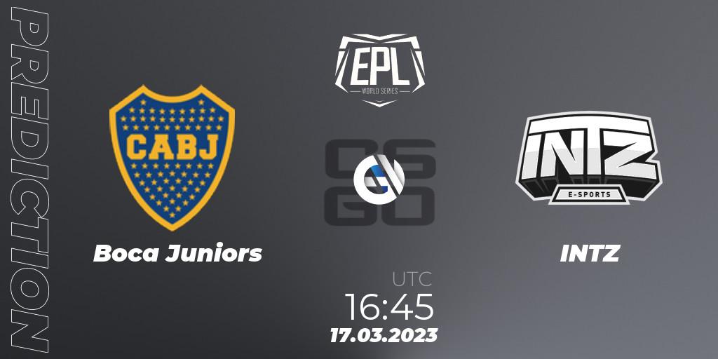 Boca Juniors - INTZ: ennuste. 17.03.2023 at 16:50, Counter-Strike (CS2), EPL World Series: Americas Season 3